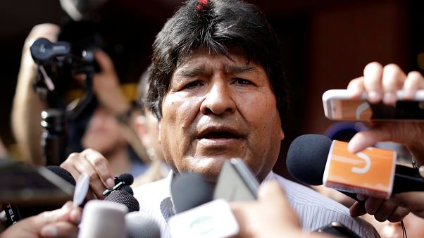El presidente y candidato de Bolivia, Evo Morales en la región del Chapare, Bolivia, el 20 de octubre de 2019. El presidente y candidato de Bolivia, Evo Morales en la región del Chapare, Bolivia, el 20 de octubre de 2019.