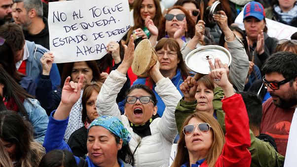 Las promesas de Piñera no calman las manifestaciones en Chile Las promesas de Piñera no calman las manifestaciones en Chile