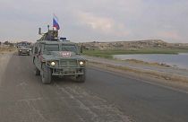 Rus askeri polisi Suriye sınırında ilk devriyesini attı