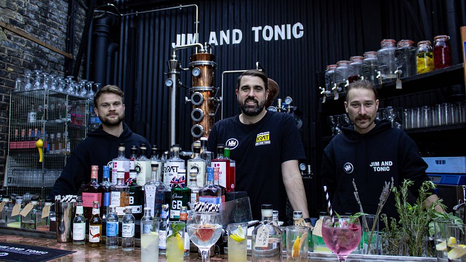 This team are making amazing cocktails with sustainable London gin