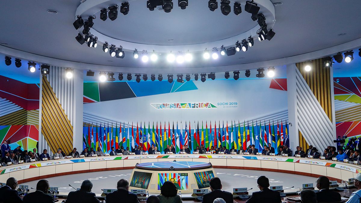 A primeira cimeira África-Rússia teve lugar em Sochi