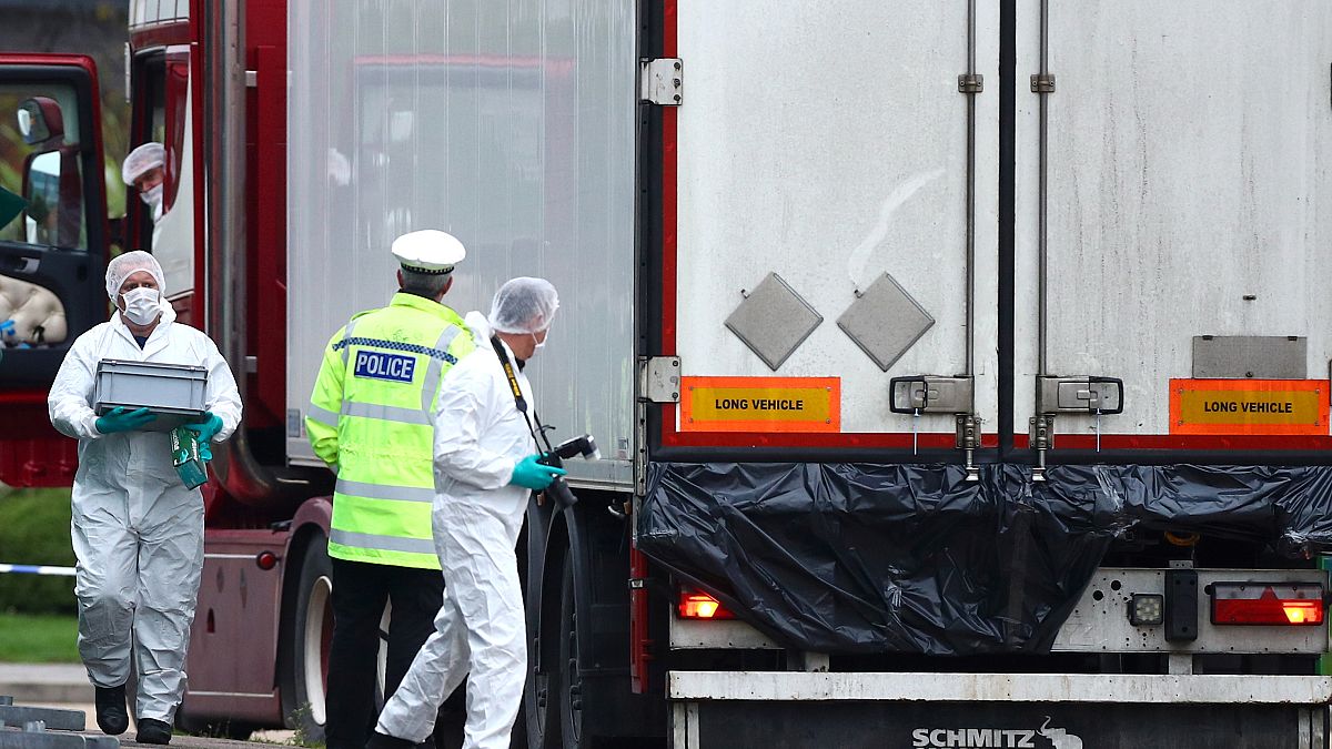 The truck with 39 bodies was found in the early hours of Wednesday