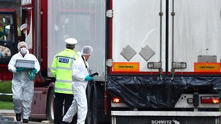 The truck with 39 bodies was found in the early hours of Wednesday