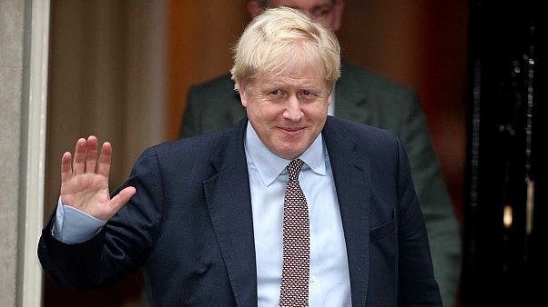 Boris Johnson photographié sortant du 10 Downing Street, le 24 octobre 2019 Boris Johnson photographié sortant du 10 Downing Street, le 24 octobre 2019