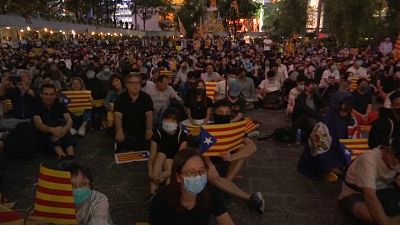 O apoio de Hong Kong à causa catalã