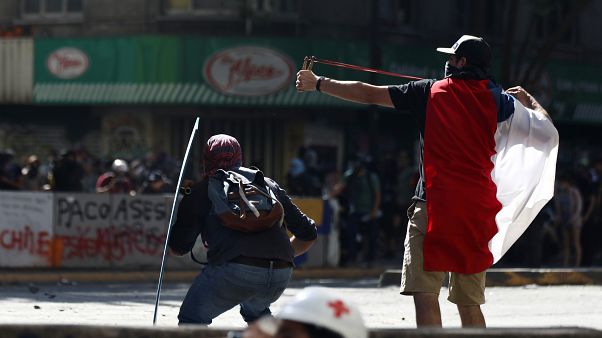 Séptimo día de protestas contra el Gobierno en Chile Séptimo día de protestas contra el Gobierno en Chile