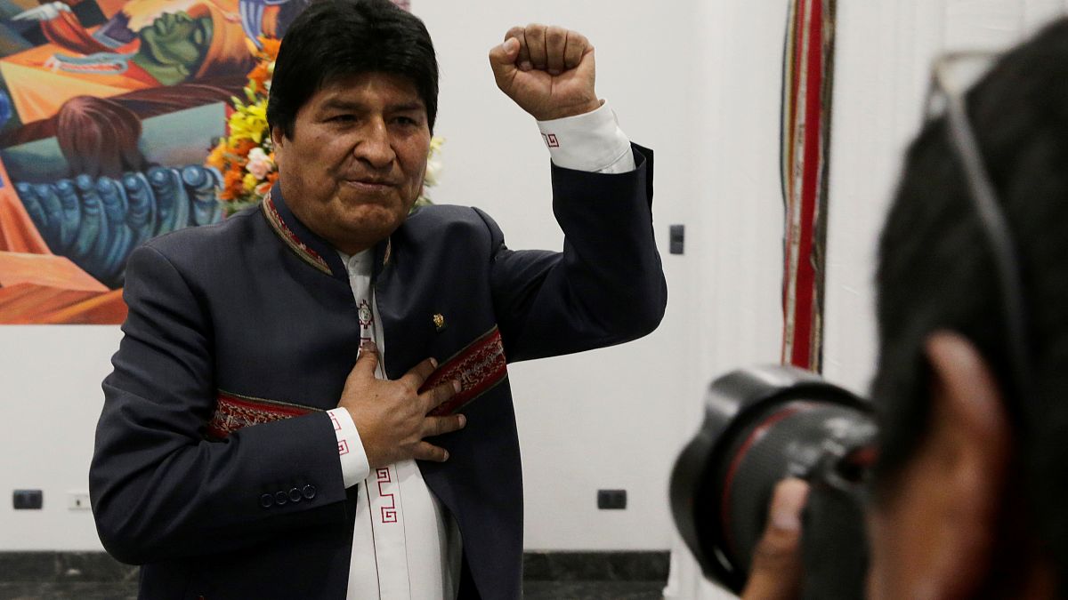 Evo Morales declarado vencedor das eleições presidênciais na Bolivia