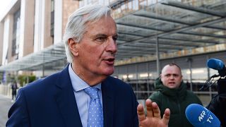 EU-Chefunterhändler Michel Barnier nach dem Treffen mit den EU-Botschaftern.