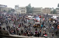 Irak'ın başkenti Bağdat'ta hükümet karşıtı gösteriler
