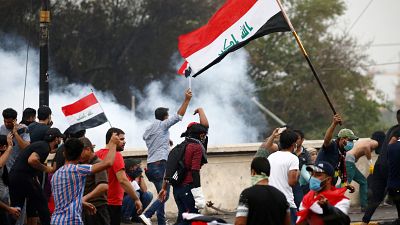 Security forces fire tear gas as protests resume in Iraq