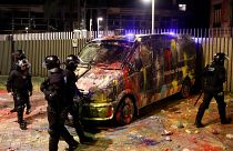 إصابة حوالي 300 شرطي بجروح في أعمال العنف في كاتالونيا