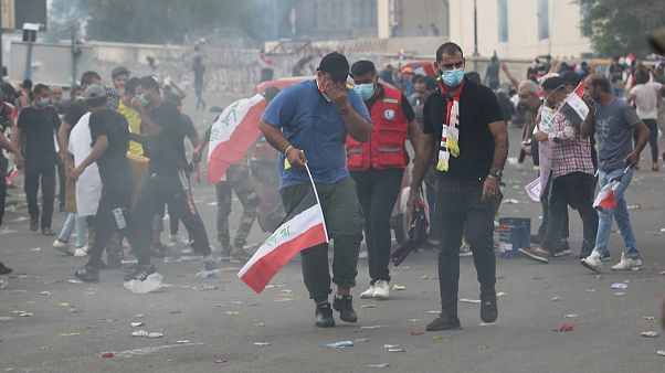 Many complained that they were hit with tear gas Many complained that they were hit with tear gas