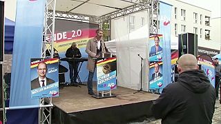 AfD-Spitzenkandidat Björn Höcke bei einem Wahlkampfauftritt