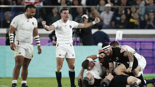 Inglaterra gana a los All Blacks en el Mundial de Rugby Inglaterra gana a los All Blacks en el Mundial de Rugby