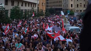 Clashes break out in anti-government protests near Tripoli, Lebanon