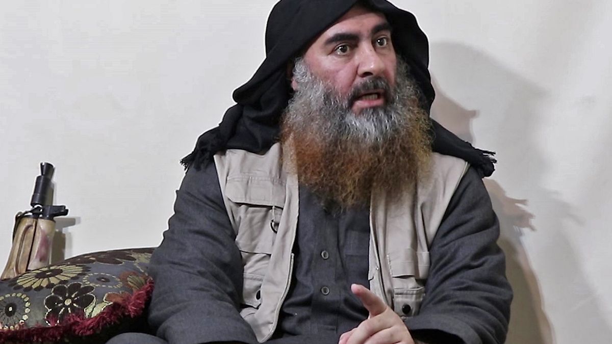 زعيم تنظيم الدولة الإسلامية "داعش" أبو بكر البغدادي. 29/04/2019