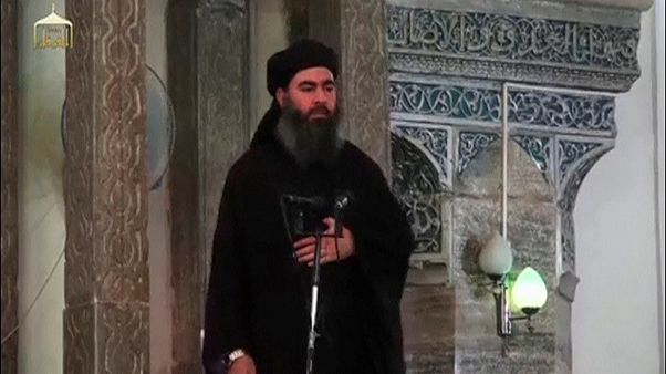 ARCHIVES : Abu Bakr Al-Baghdadi (photo postée sur internet en juillet 2014) ARCHIVES : Abu Bakr Al-Baghdadi (photo postée sur internet en juillet 2014)