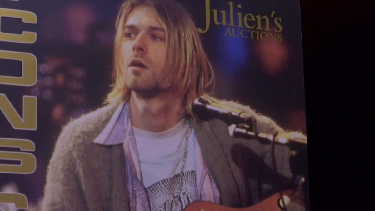 Rekordpreis für Kurt Cobains "Unplugged"-Jacke