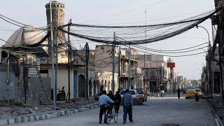 مدينة الموصل حيث ظهر زعيم تنظيم "الدولة الإسلامية" ابو بكر البغدادي أول مرة سنة 2014.
