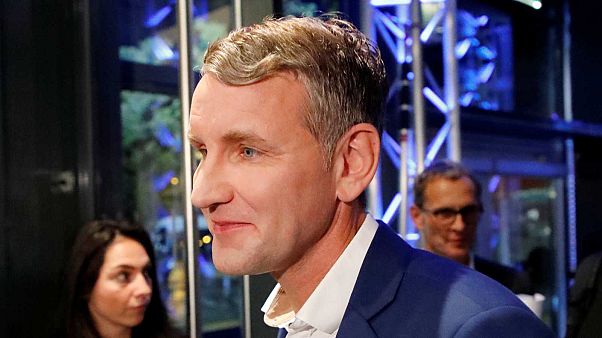 Björn Höcke, tête de liste de l'Afd en Thuringe, le 27 octobre 2019 Björn Höcke, tête de liste de l'Afd en Thuringe, le 27 octobre 2019