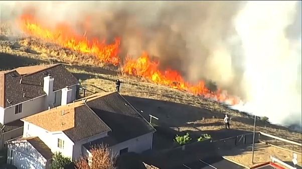 Evacuación masiva en California por los incendios Evacuación masiva en California por los incendios