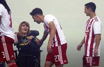 Συγκίνηση για την παρουσία στο Καραϊσκάκη της Μυρτούς