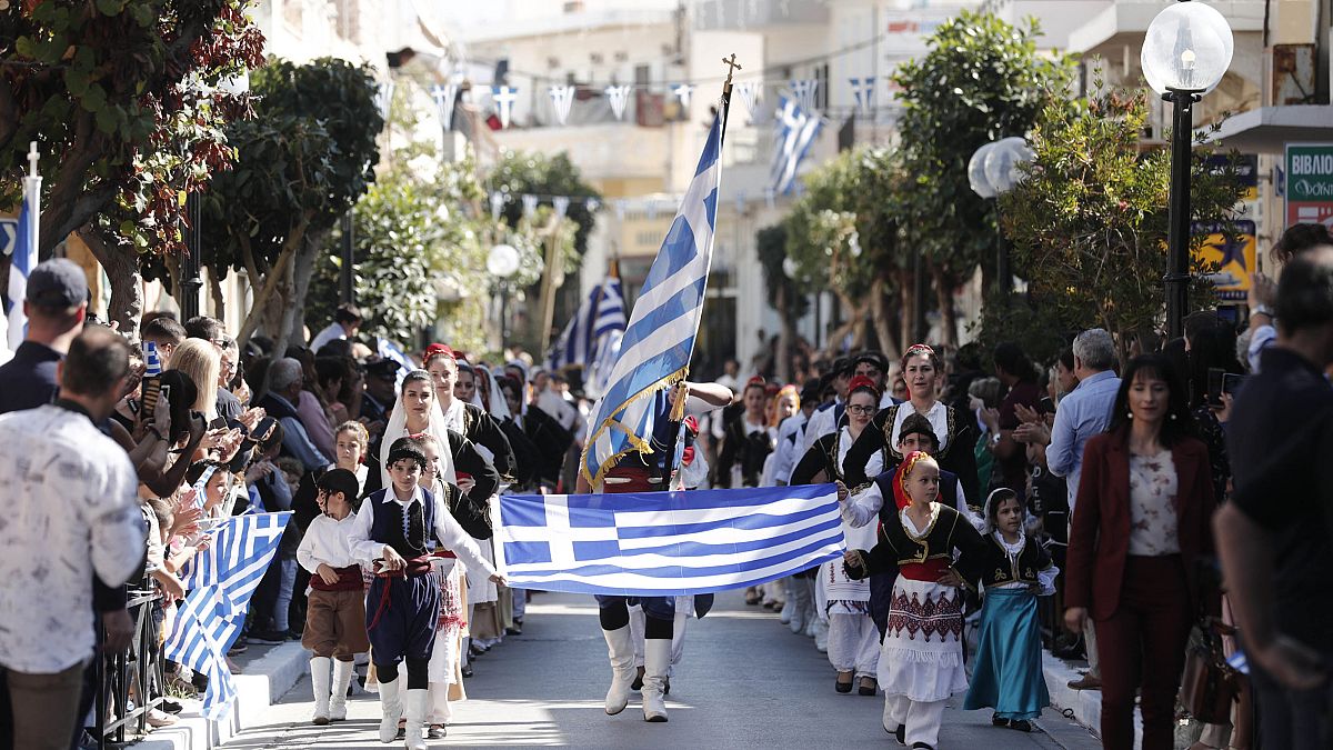 Μαθητική παρέλαση στο πλαίσιο των εορταστικών εκδηλώσεων για την Εθνική Επέτειο της 28ης Οκτωβρίου
