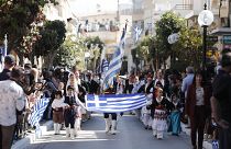 Μαθητική παρέλαση στο πλαίσιο των εορταστικών εκδηλώσεων για την Εθνική Επέτειο της 28ης Οκτωβρίου