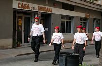 Les "Anges Gardiens" en patrouille à Barcelone