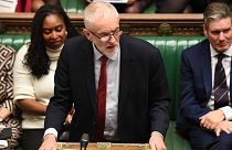  Jeremy Corbyn à la Chambre des communes, le 21 octobre 2019