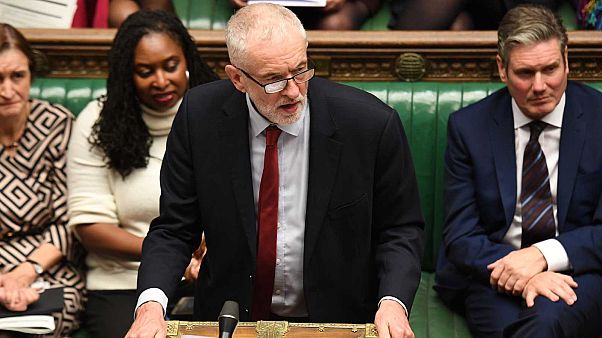 Jeremy Corbyn à la Chambre des communes, le 21 octobre 2019 Jeremy Corbyn à la Chambre des communes, le 21 octobre 2019
