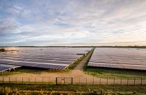 Centrale solaire de Cestas, près de Bordeaux, France