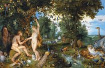 Peter Paul Rubens ile Jan Bruegel tarafından resmedilen 'Cennet Bahçesi'