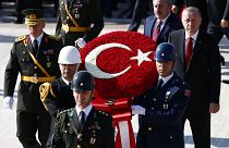 Erdoğan Cumhuriyet Bayramı kapsamında Anıtkabir'i ziyaret etti