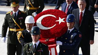 Erdoğan Cumhuriyet Bayramı kapsamında Anıtkabir'i ziyaret etti