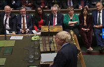 Screenshot: UK Prime Minister Boris Johnson adresses MPs on October 29, 2019