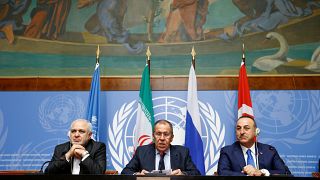 دیدار وزرای خارجه ایران، روسیه و ترکیه یک روز پیش از نشست قانون اساسی سوریه