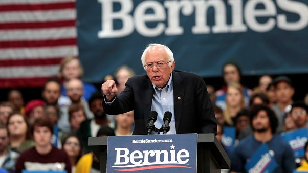 Senatör Sanders 2020 başkanlık seçimleri kampanyası için Detroit'de Senatör Sanders 2020 başkanlık seçimleri kampanyası için Detroit'de