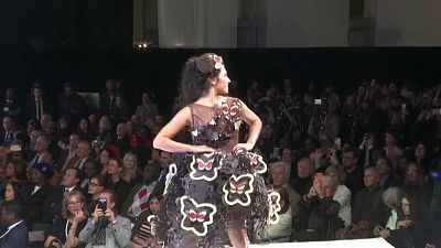 Watch: Models get a taste for the sweet at Paris Chocolate Fair