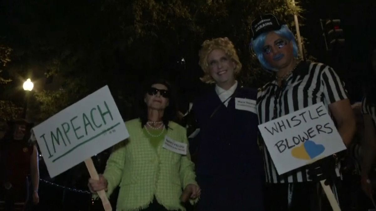 Watch: 'Greta' and 'Melania' spotted among drag high heel race competitors 