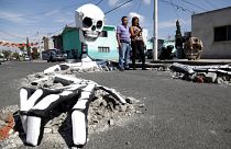 Los esqueletos toman Ciudad de México 