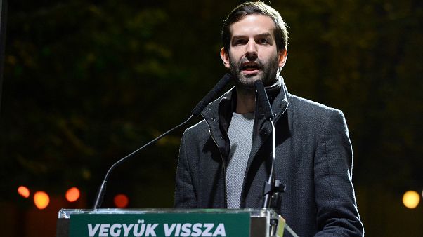 Fekete-Győr András, a Momentum Mozgalom elnöke Fekete-Győr András, a Momentum Mozgalom elnöke