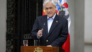Presidente de Chile Sebastián Piñera el 30 de octubre, 2019.