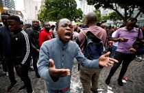 بازداشت پناهجویان معترض در آفریقای جنوبی