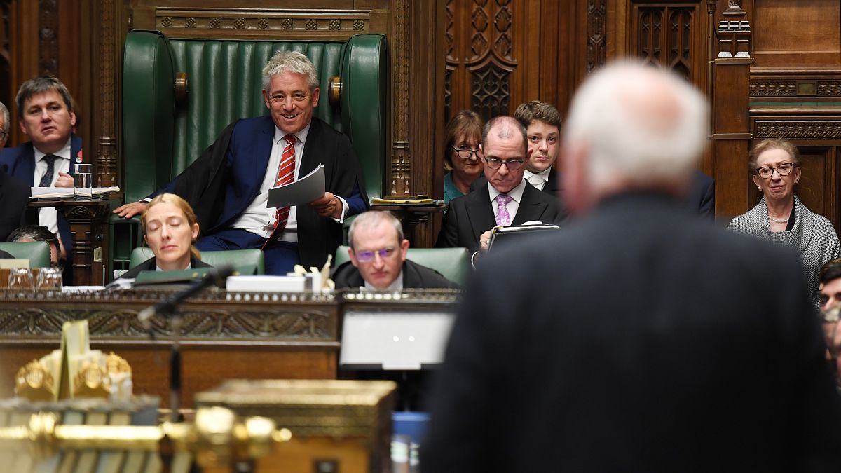 Britain's Speaker of the House of Commons John Bercow speaks at the House of Commons in London, Britain October 30, 2019