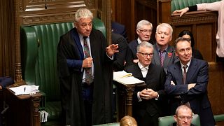 Britain's Speaker of the House of Commons John Bercow in the House of Commons,  Britain, October 29, 201