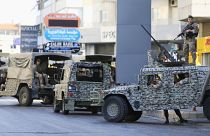 قوات لبنانية وسط مدينة صيدا 