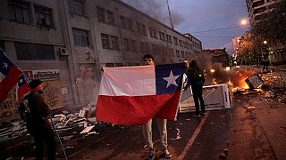 Protest against Chile's government in Concepcion