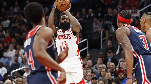 NBA'de yeni rekor: James Harden'dan rakip filelere 59 sayı NBA'de yeni rekor: James Harden'dan rakip filelere 59 sayı