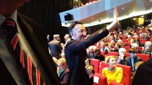 Lukas Bärfuss im Staatstheater Darmstadt Lukas Bärfuss im Staatstheater Darmstadt